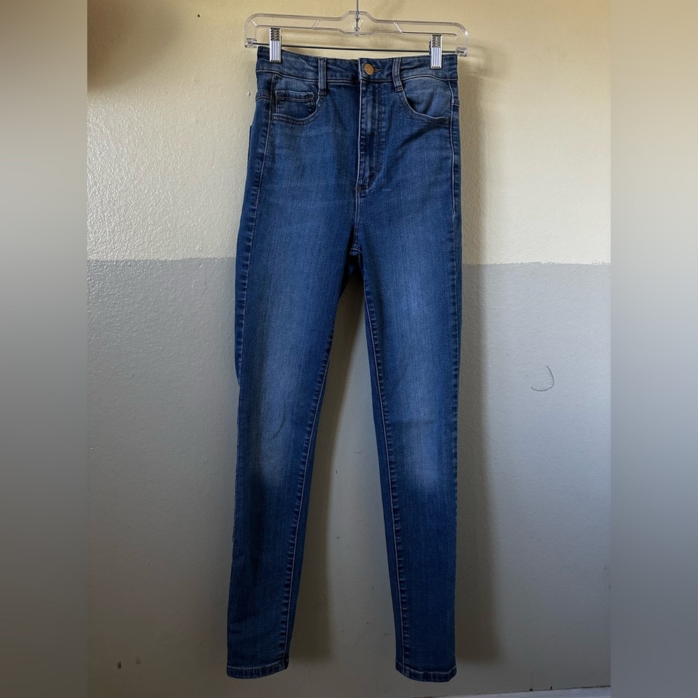 Garage Ultra High Rise Skinny Jeans Blue